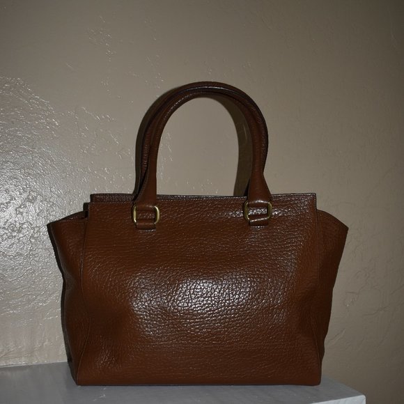 Coach Borwn Leather Satchel - Picture 2 of 3